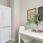 Fridge located in room