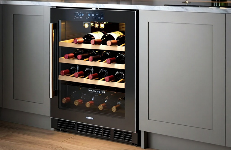 Wine fridge cooling system repair and testing